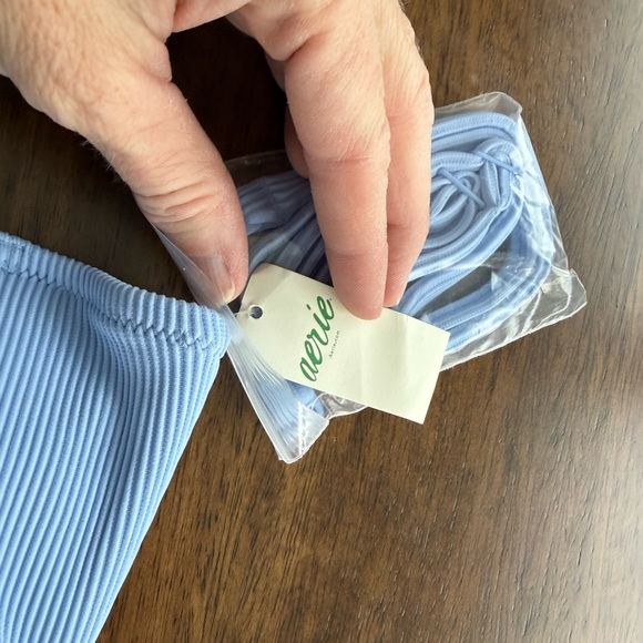 Aerie Light Blue Swimwear - Picture 5 of 6